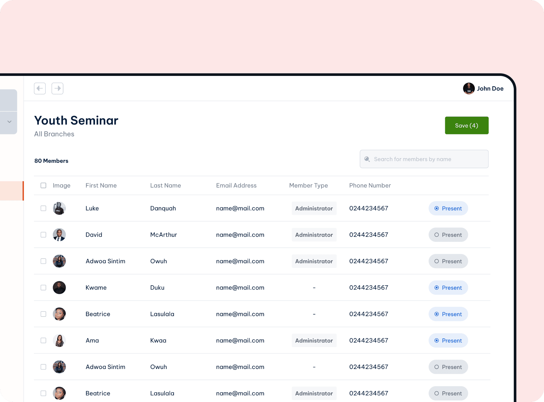 Attendance